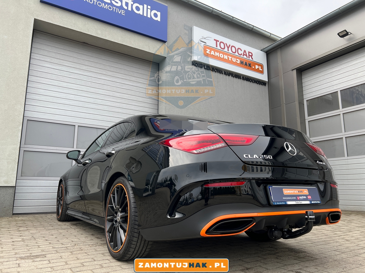 Hak Westfalia A40V - doskonałe dopasowanie do eleganckiego Mercedesa CLA